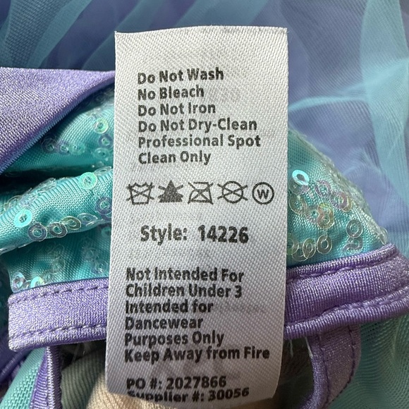 🩰 Weissman Sequin Halter Dance Costume – XSC (Extra Small Child) - Picture 4 of 4